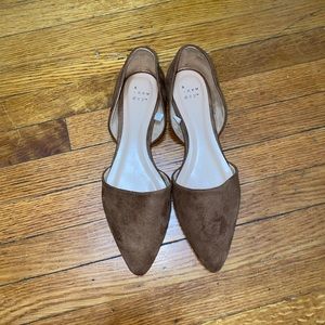 NWOT A New Day Suede Slip On Ballet Flats size 9